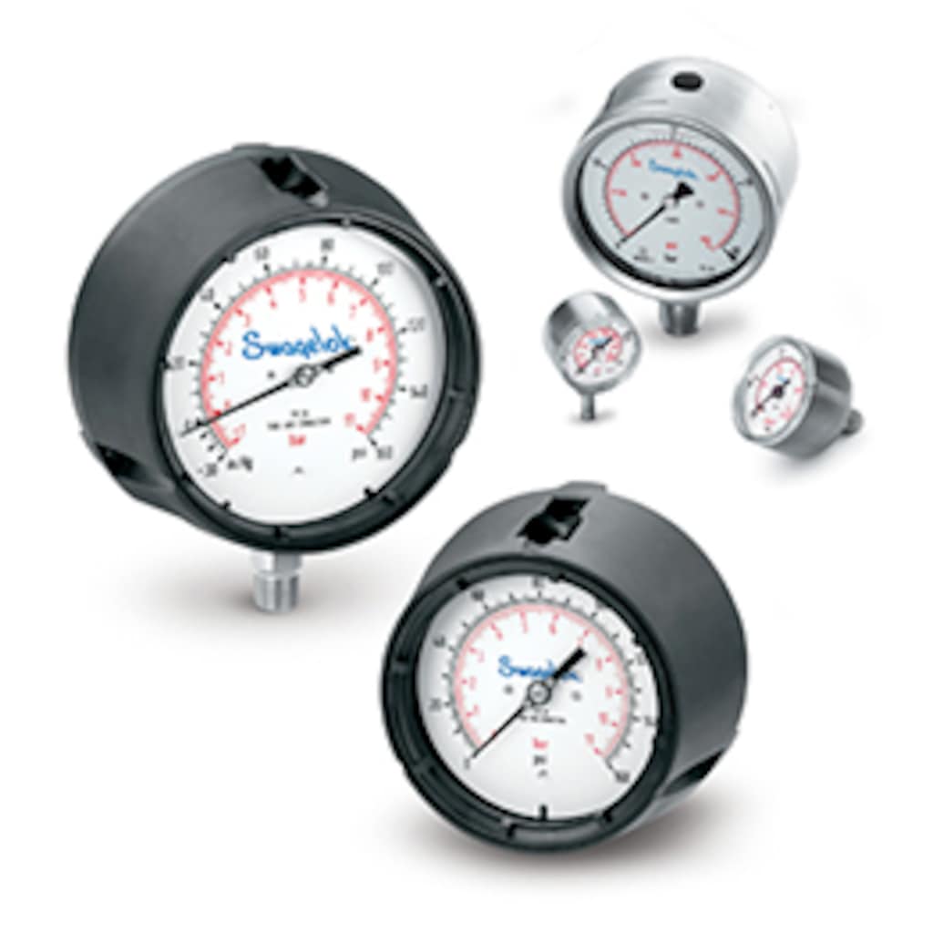 Process Pressure Gauges and Pressure Gauges for Panel Builders, PGI and PBG Series