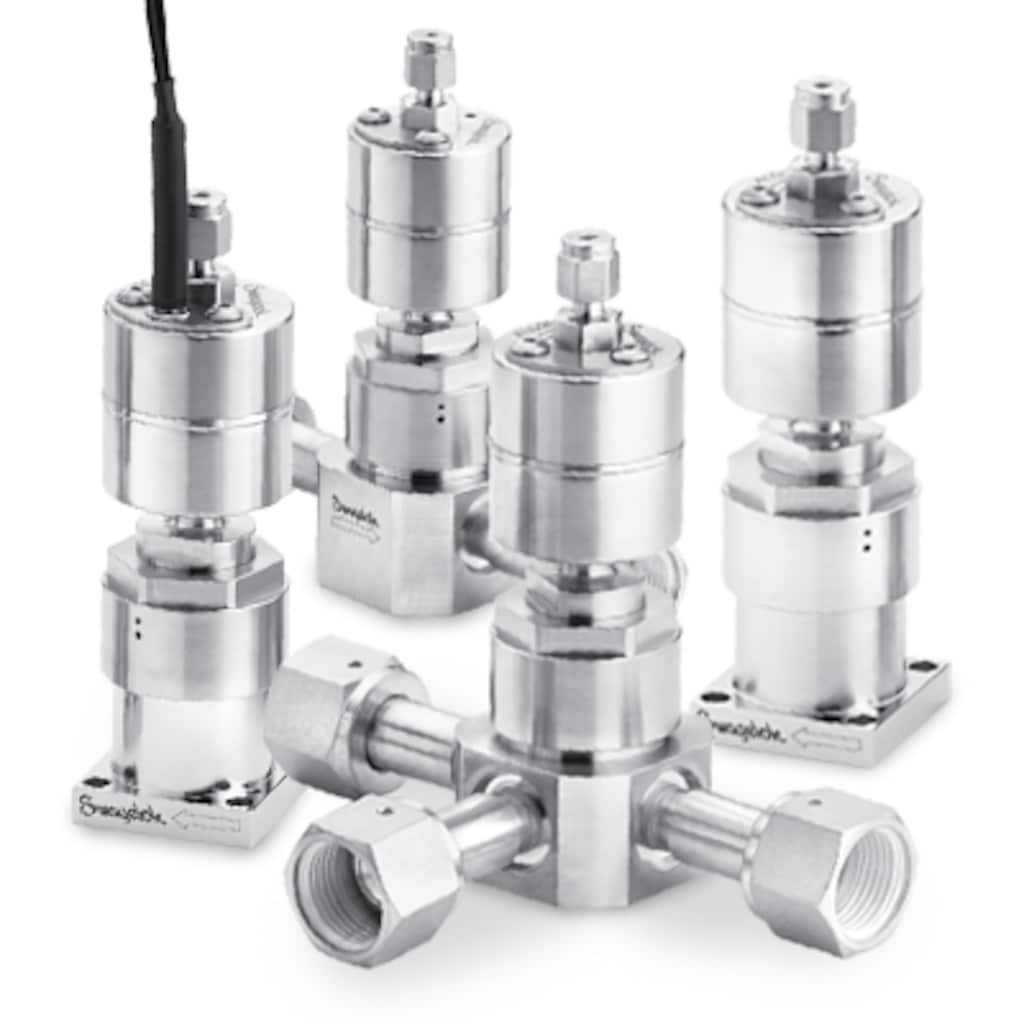 Ultrahigh-Purity Valves for High-Flow Applications, ALD20 Series