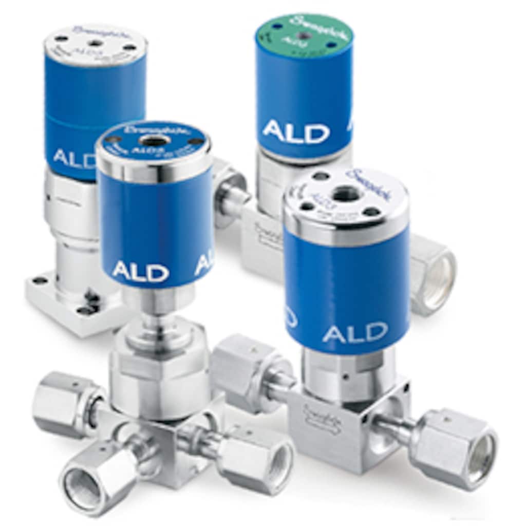 Ultrahigh-Purity Diaphragm Valves, ALD3 and ALD6 Series
