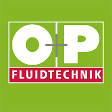 "O+P Fluidtechnik 로고"