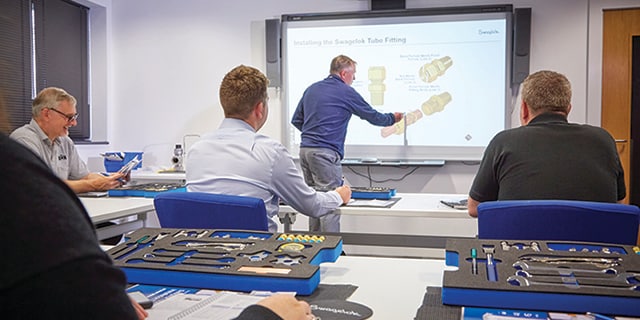 Swagelok tubing system training for the oil & gas industry
